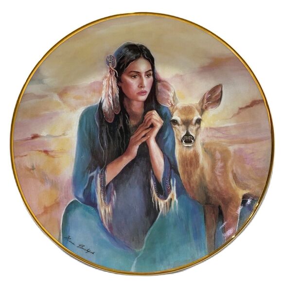 Marie Buchfink Princess of the Chosen Path Franklin Mint Collectors Plate - Picture 1 of 6